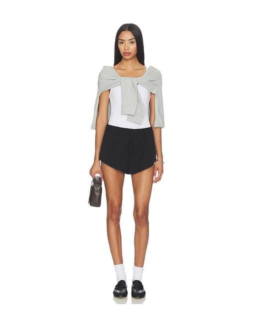 PERFECTWHITETEE White Poorboy Rib Tank Top