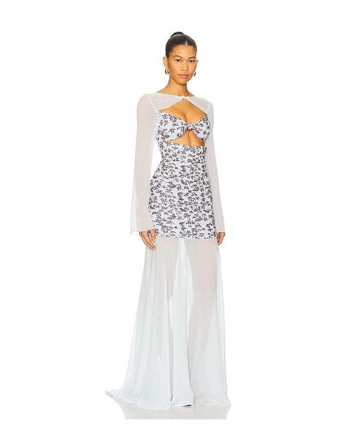 Sonya Moda White Fariha Gown