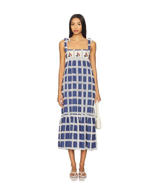 Maude Club Marlin Dress in Blue | Lyst