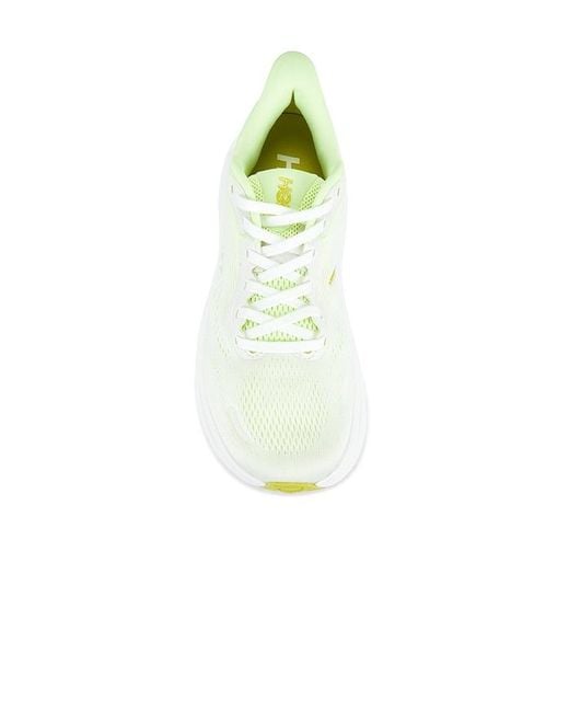 Hoka One One White Clifton 11 Sneaker