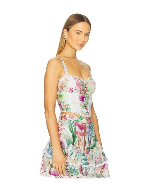 Charo Ruiz White Sylva Top