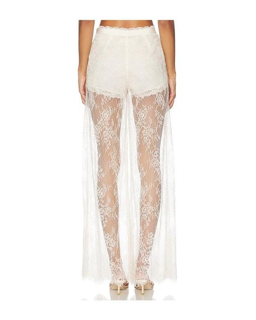 LoveShackFancy White Sigrid Pant