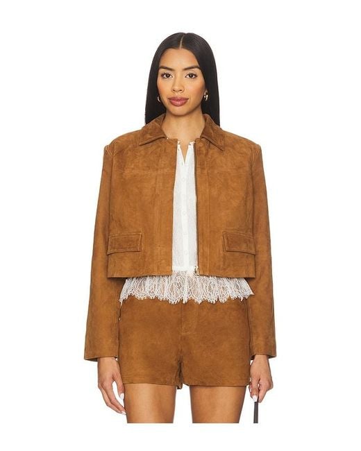 Cami NYC Brown Sullivan Suede Jacket