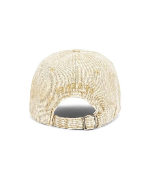 Anine Bing Natural Jeremy Baseball Cap