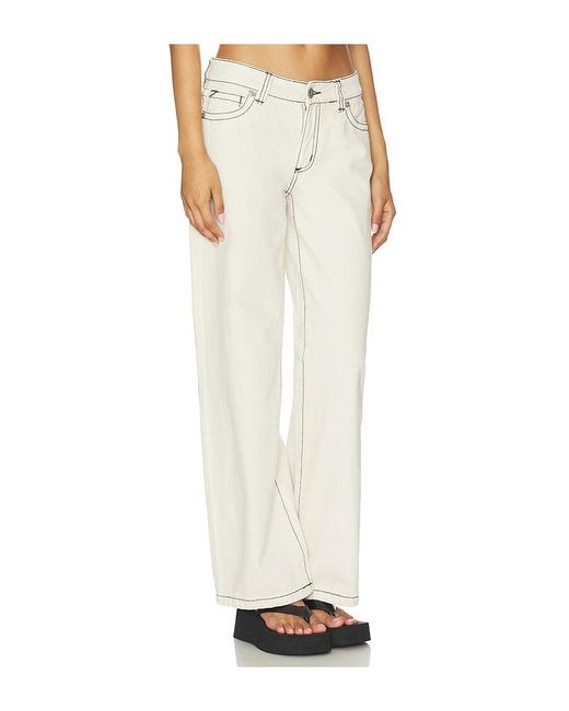 A.Brand White 99 Baggy Jeans