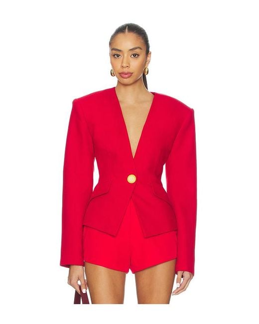 Ronny Kobo Red Blazer Carrie