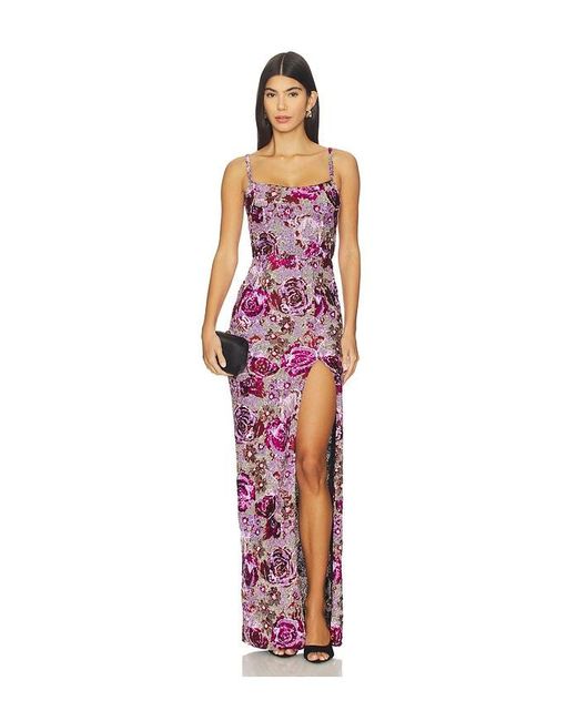 Bronx and Banco Red Allegra Maxi Dress