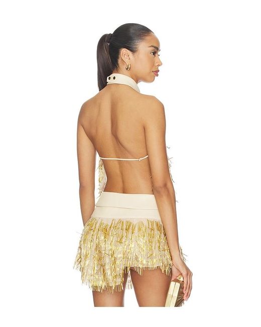 CULTNAKED Yellow Copacabana Top