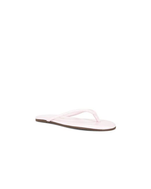 TKEES White Tubular Lily Sandal