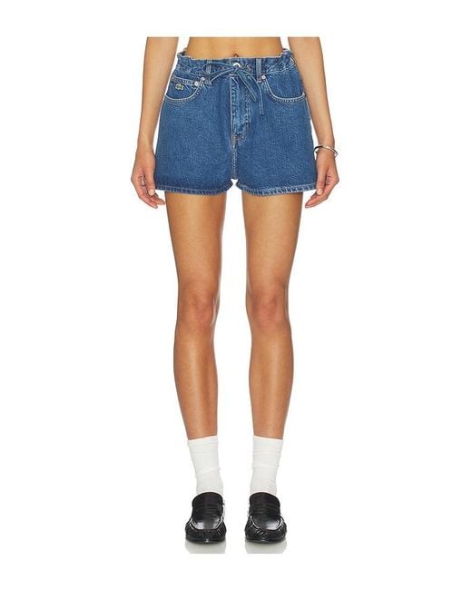 Lacoste Blue Denim Shorts