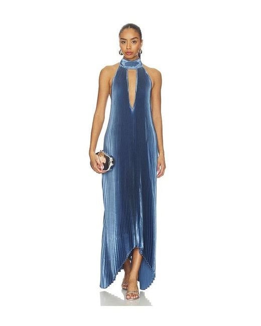 L'idée Blue Opera Gown