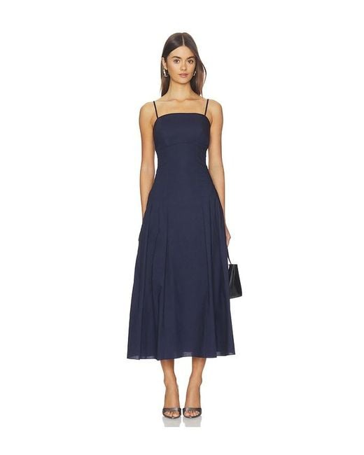 Kika Vargas Blue Lena Dress