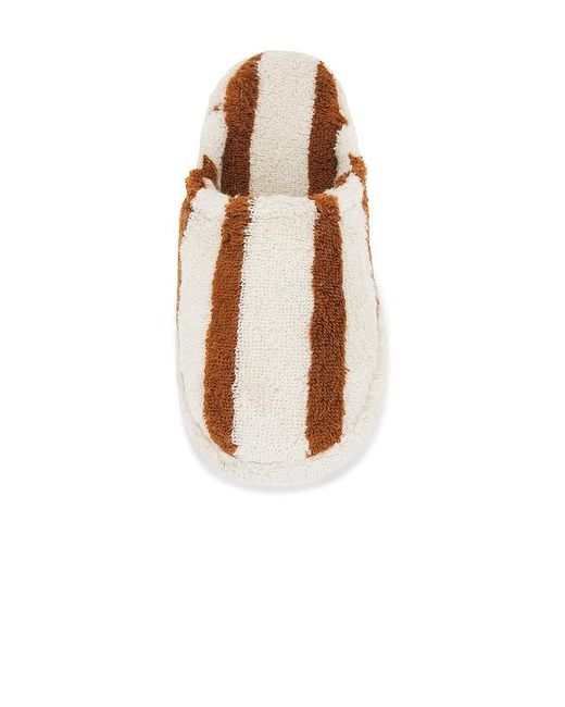 Parachute Metallic Terry Stripe Slippers. Also