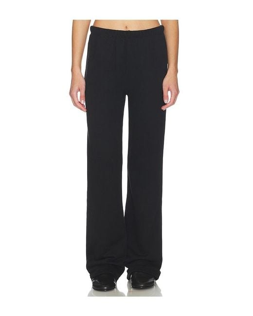 ÉTERNE Black Straight Leg Sweatpant