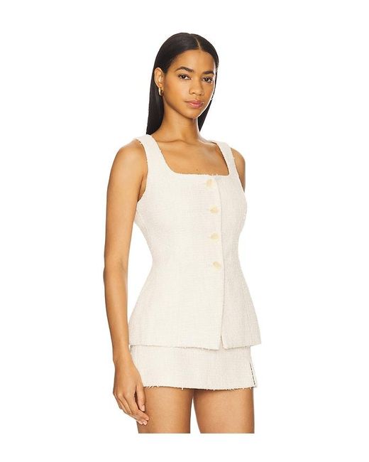Astr White Weste Vest