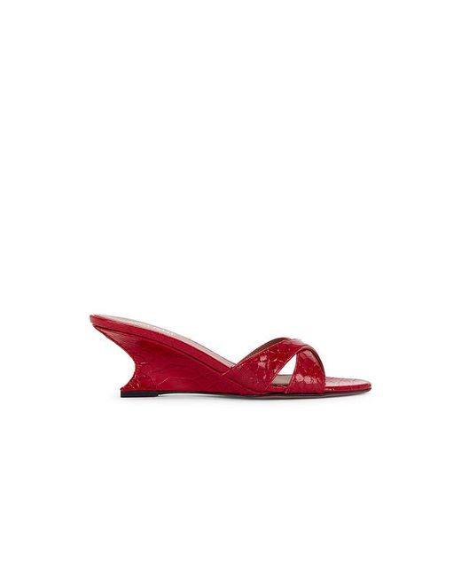 Paris Texas Red Nina Mule 50