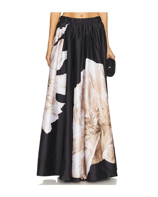 Hemant & Nandita Black Maxi Skirt