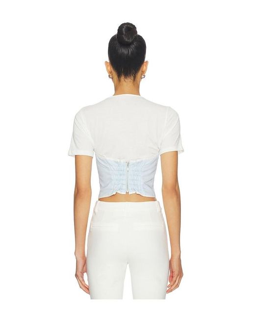 AZULU White Ceci Top