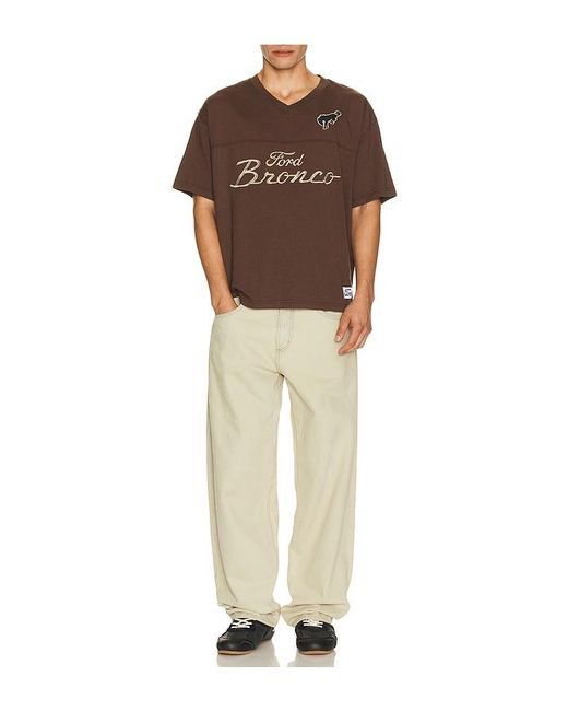 Junk Food Brown Ford Mustang Soccer Jersey for men