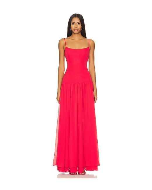 Lovers + Friends Red Giulia Gown