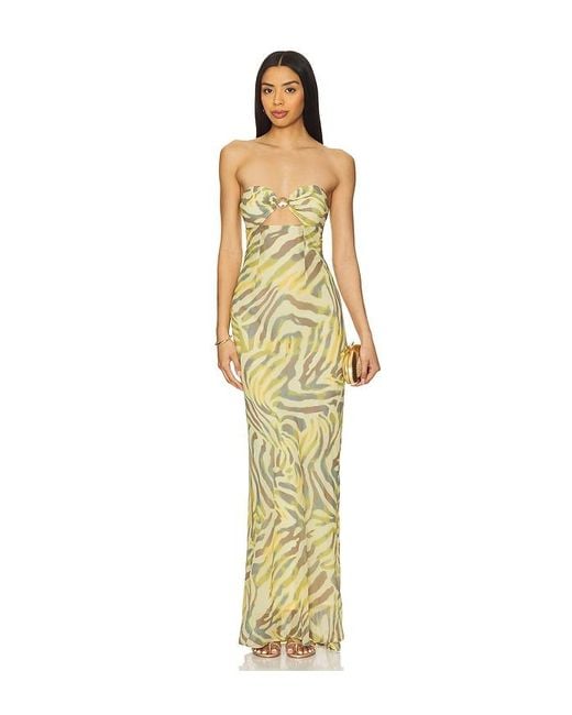 Runaway the Label Metallic Maxikleid Midal