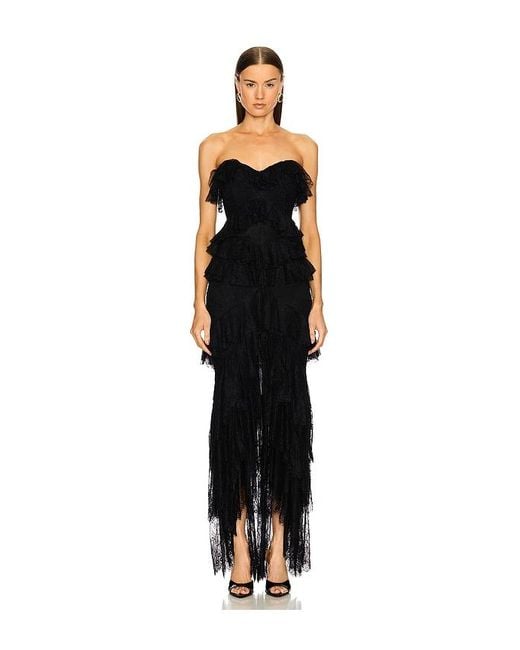 Michael Costello Black X Revolve Oleksandra Gown