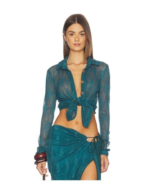 AZULU Blue Mallik Shirt