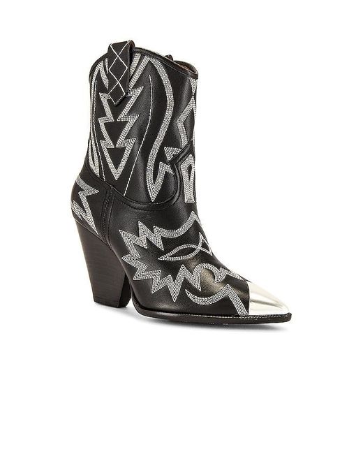 Lola Cruz Leather Gambels Ii Boot in Black | Lyst Australia