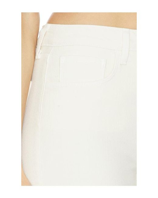 L'Agence White Ruth High Rise Straight Jean
