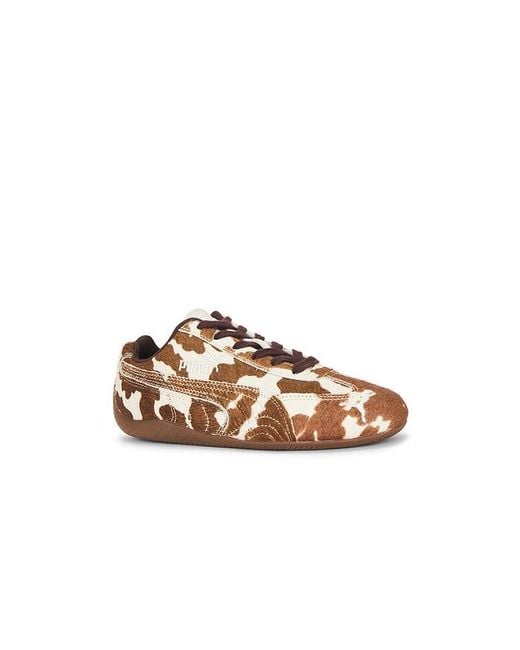 PUMA Brown Speedcat Cow Sneaker