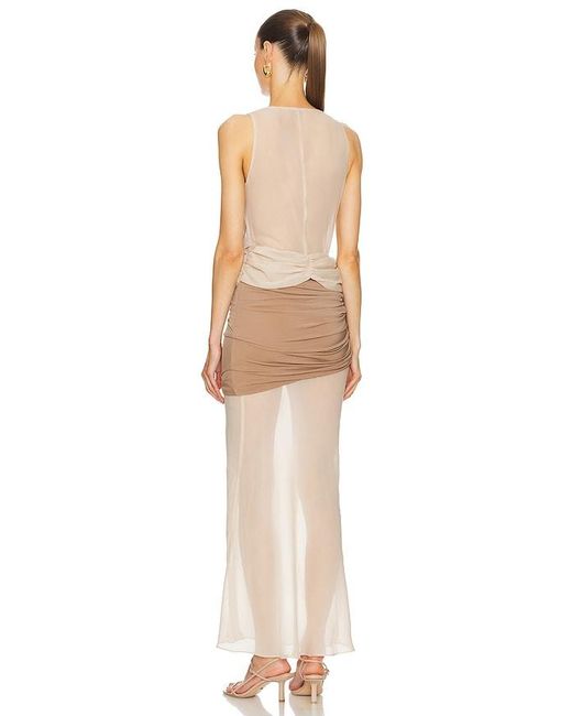 L'academie Natural 'Academie Marin Midi Dress