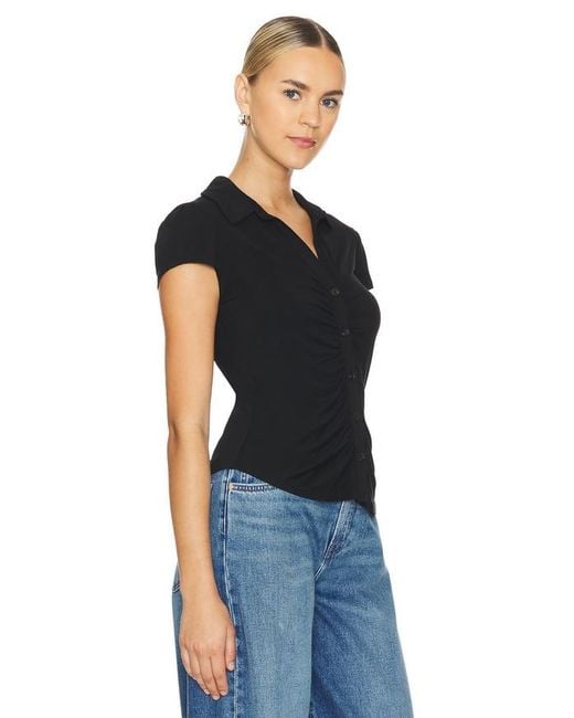 Sanctuary Black Dream Button Up
