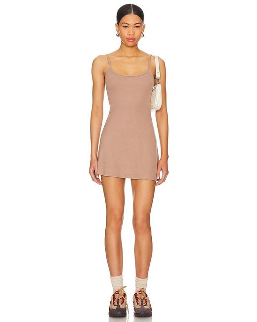WellBeing + BeingWell Brown Layla Dress