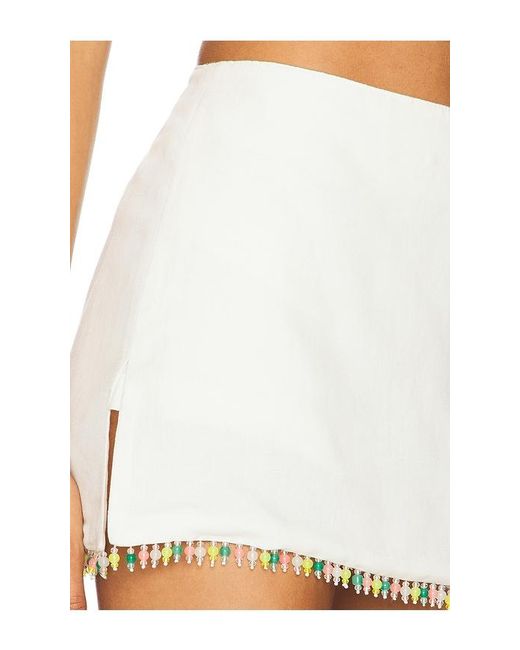 Amanda Uprichard White Jace Skort