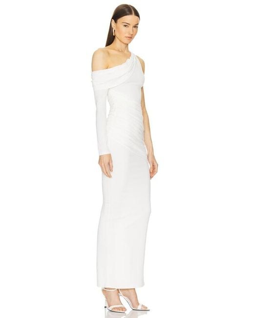 Michael Costello White X Revolve Mireille Maxi Dress