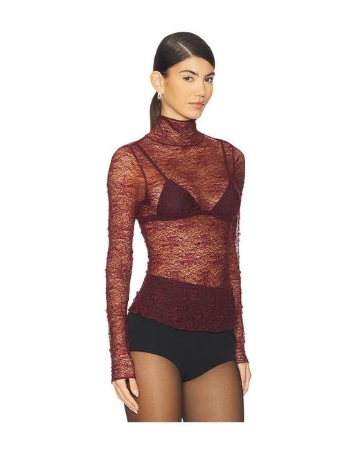 Astr Red Kyra Top