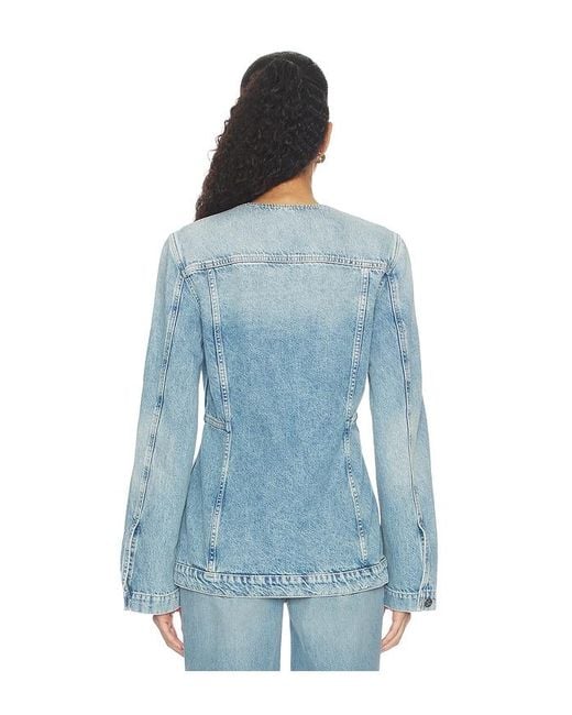Closed Blue Fitted Denim Jacket