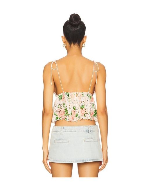 MAJORELLE Pink Chrishelle Crop Top
