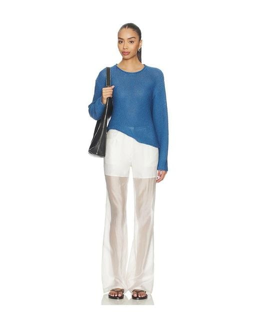 Leset Blue Ben Crew Pullover