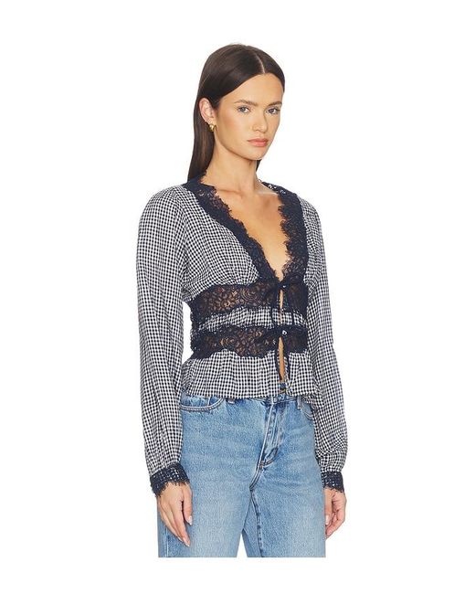 Cami NYC Blue Veredi Blouse