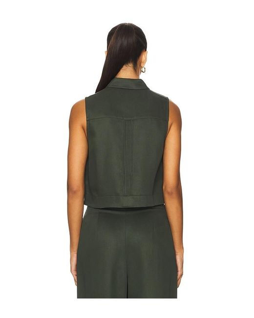 Hevron Black Vera Top