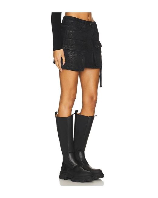 Steve Madden Black Evalina Skirt