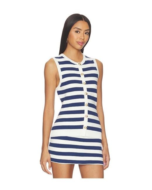 Show Me Your Mumu Blue Devin Tank