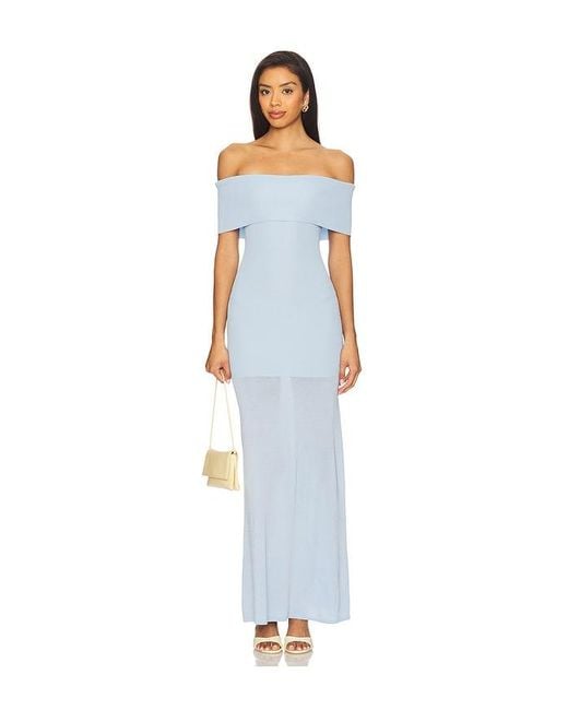 Lovers + Friends Blue Christi Maxi Dress