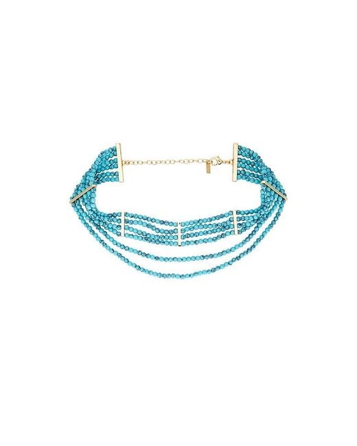 petit moments Blue Drift Necklace