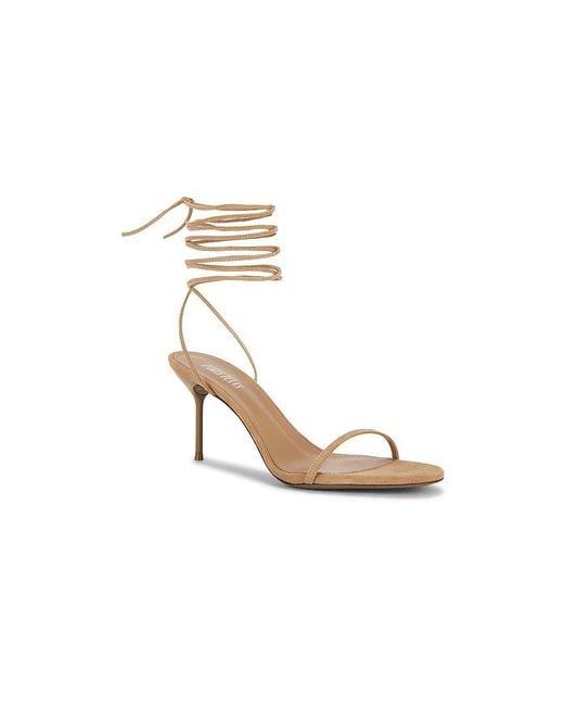Paris Texas White Lidia Lace Up Sandal 70
