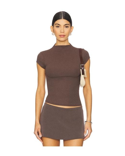 geel Gem トップ Brown