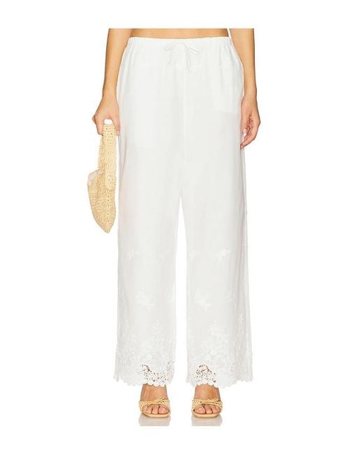 WeWoreWhat White Hose Mit Tunnelzug