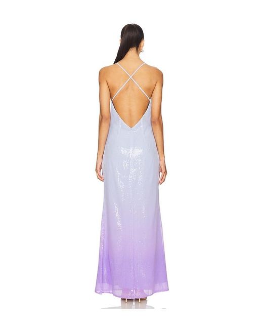 Runaway the Label Purple Niyah Maxi Dress