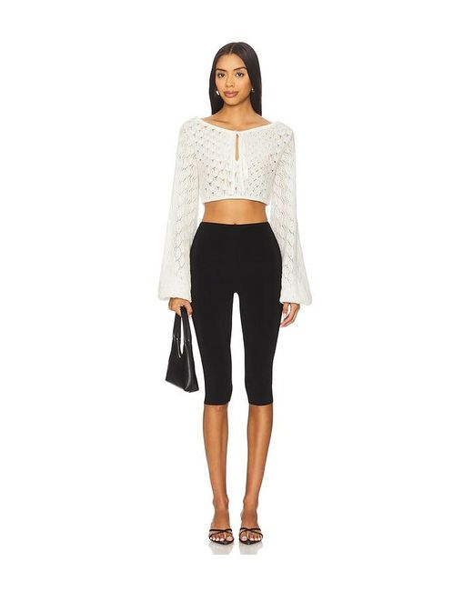 GUIZIO White Annabella Top